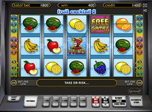 Fruit Cocktail 2 на зеркале maxbet