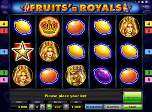 Fruits And Royals на зеркале максбетслотс